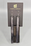Sticks And Stones - Leather Stick Totem Earring (L)