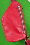Camo Leather Sling - Red