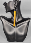 Sticks And Stones - Leather Stick Totem Earring (M)