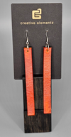 Sticks And Stones - Leather Stick Earring (M)
