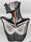 Sticks And Stones - Leather Stick Totem Earring (M)