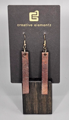Sticks And Stones - Leather Stick Totem Earring (S)