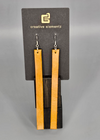 Sticks And Stones - Leather Stick Totem Earring (L)