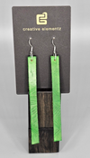 Sticks And Stones - Leather Stick Totem Earring (M)