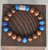 Beaded Bracelet - Drusy and Wood