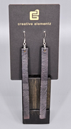 Sticks And Stones - Leather Stick Totem Earring (M)