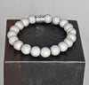Beaded Bracelet - Grey Drusy Bracelet