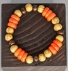 Beaded Bracelet - Orange