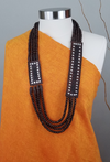 Ya Packed-N-Ya-Stacked - Leather Statement Necklace