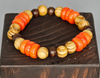 Beaded Bracelet - Orange